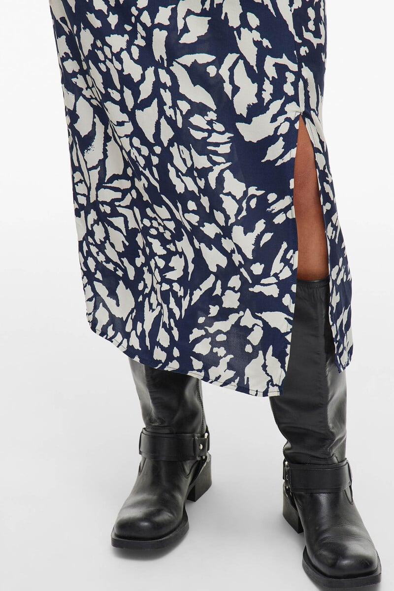 Cortefiel Falda Midi Estampada