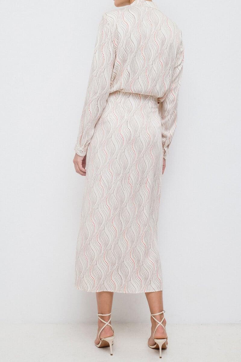 Cortefiel Falda Midi Estampada