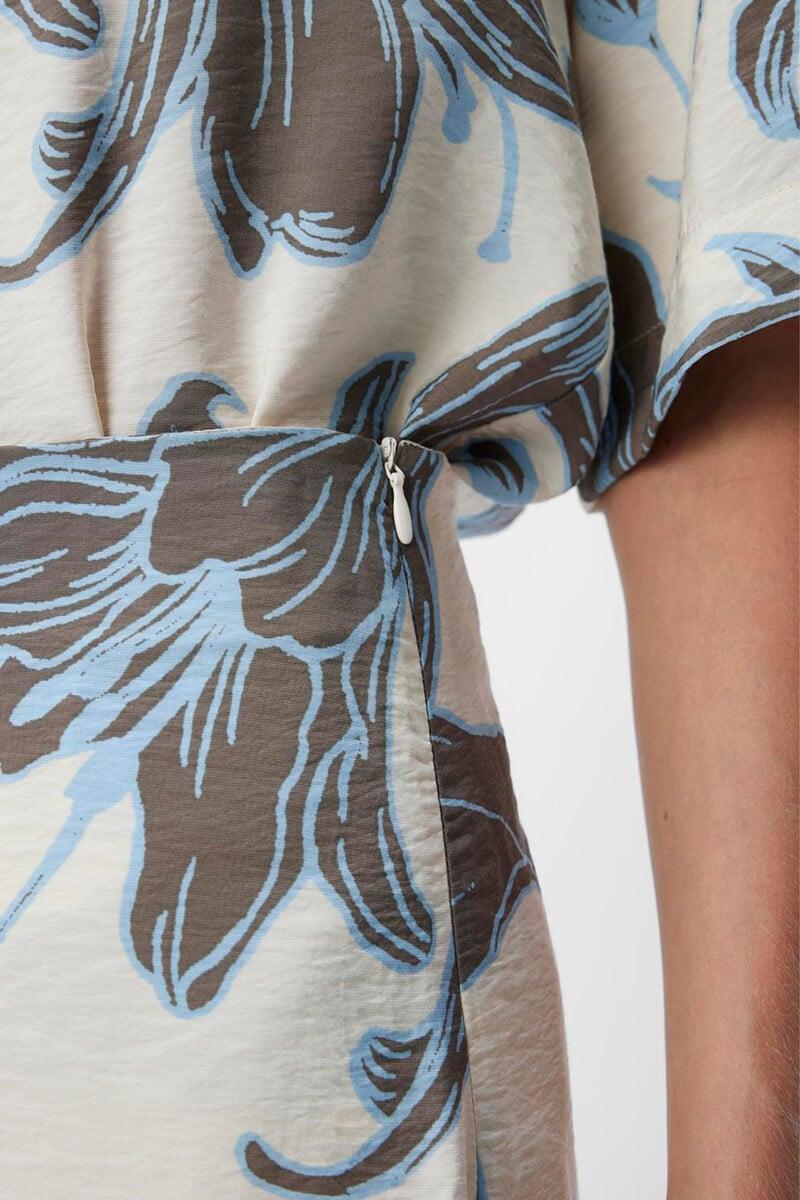 Cortefiel Falda Midi Estampada