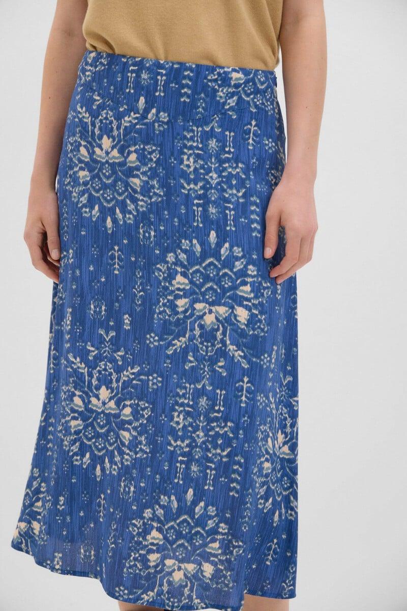 Cortefiel Falda Midi Estampada