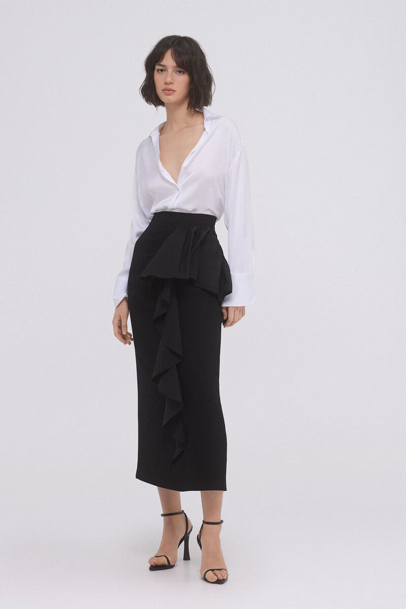 Cortefiel Falda Midi