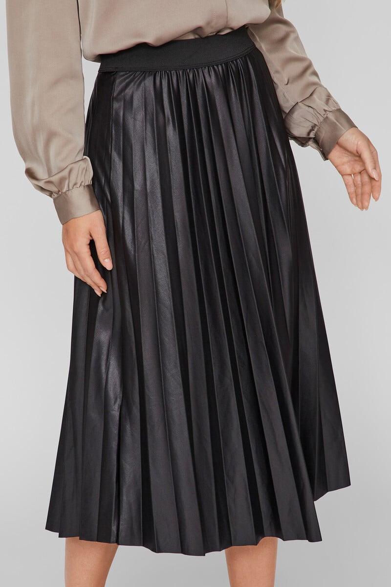 Cortefiel Falda Midi Plisada