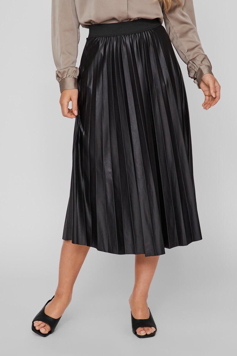 Cortefiel Falda Midi Plisada