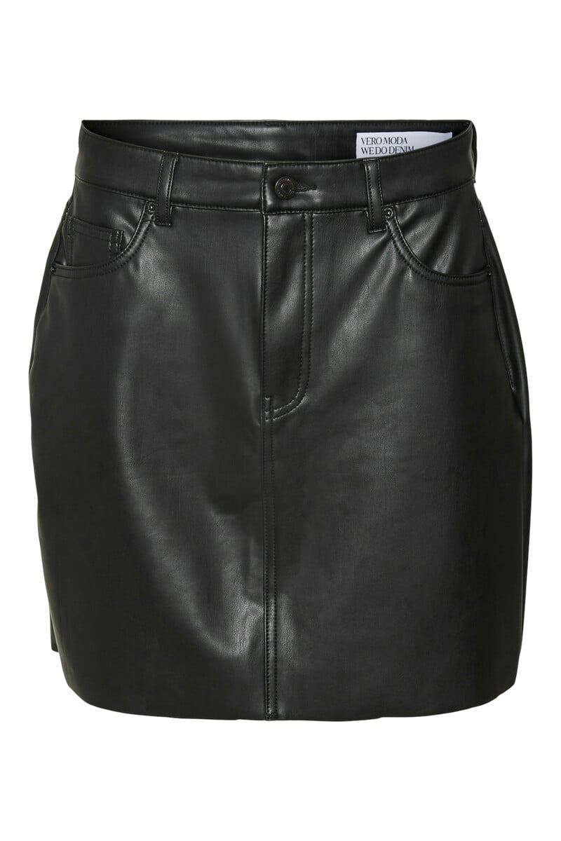 Cortefiel Falda mini de polipiel