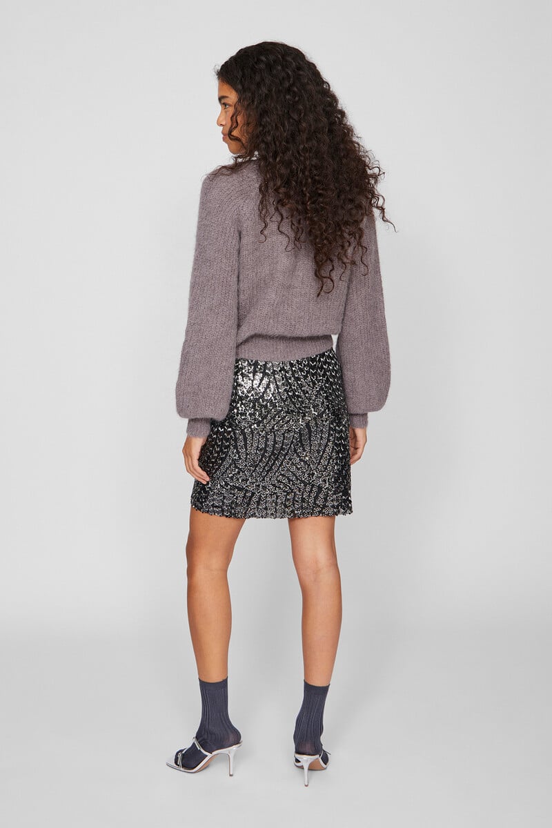 Cortefiel Falda Mini Lentejuelas