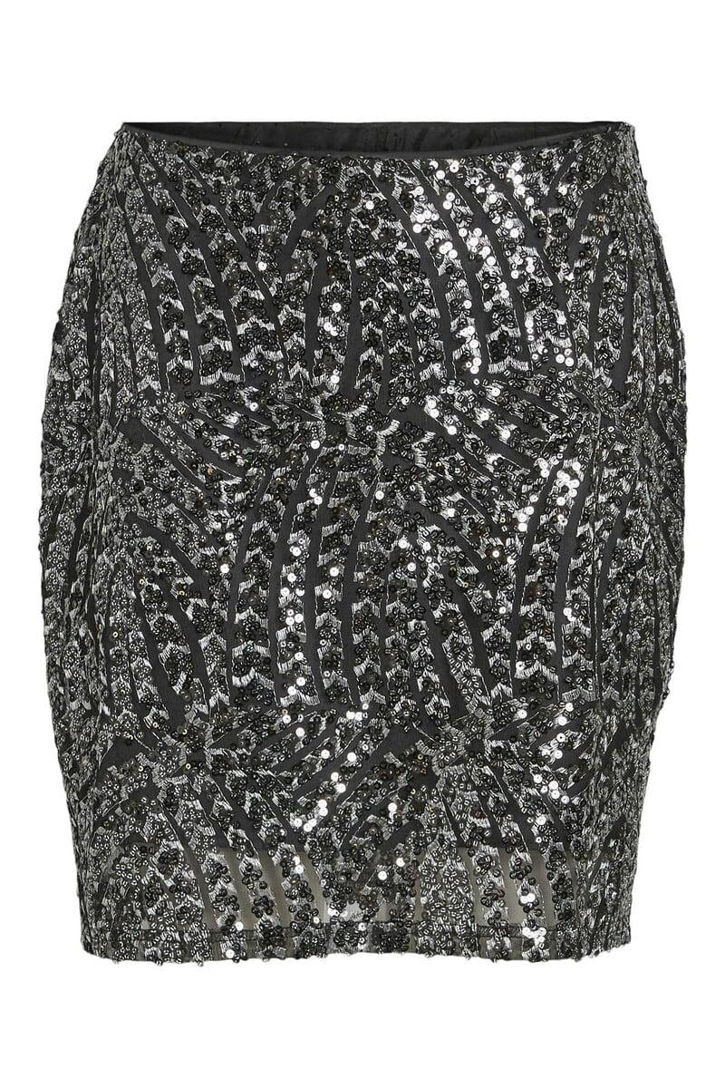 Cortefiel Falda Mini Lentejuelas
