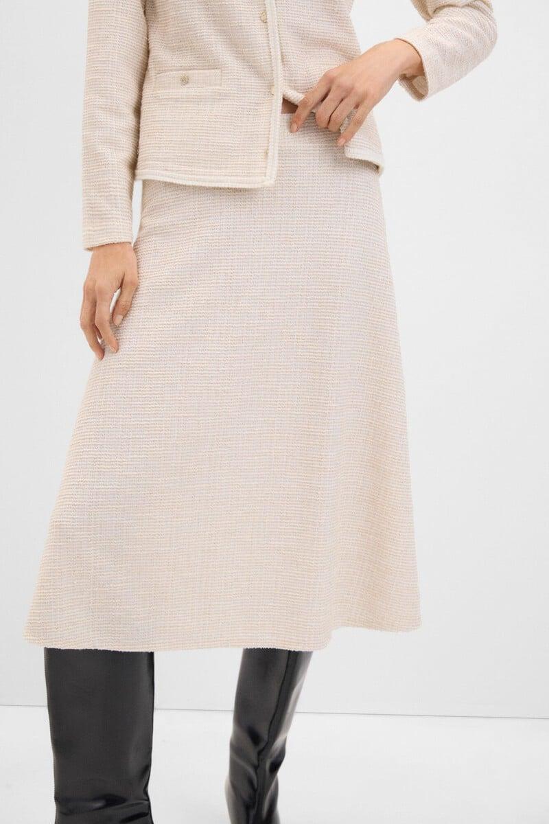 Cortefiel Falda Punto Capa