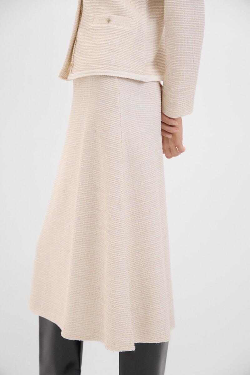 Cortefiel Falda Punto Capa