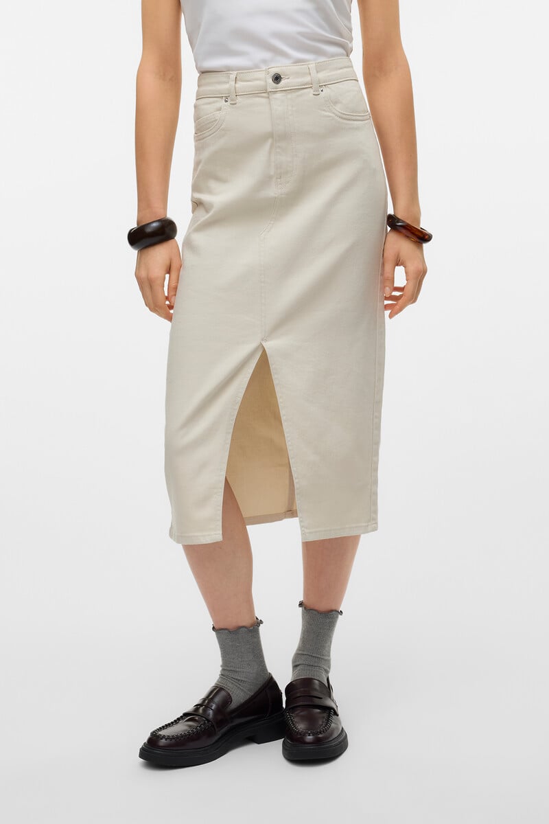 Cortefiel Falda Vaquera Midi