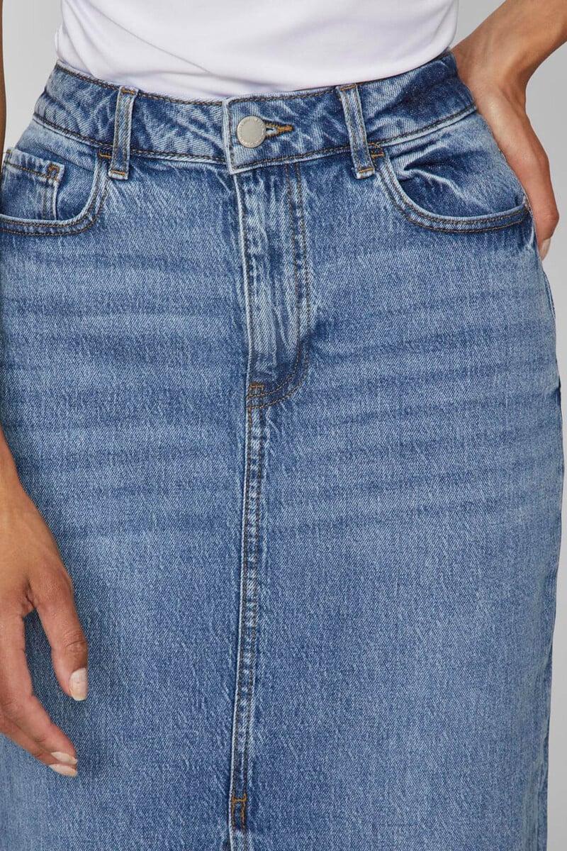 Cortefiel Falda Vaquera Midi