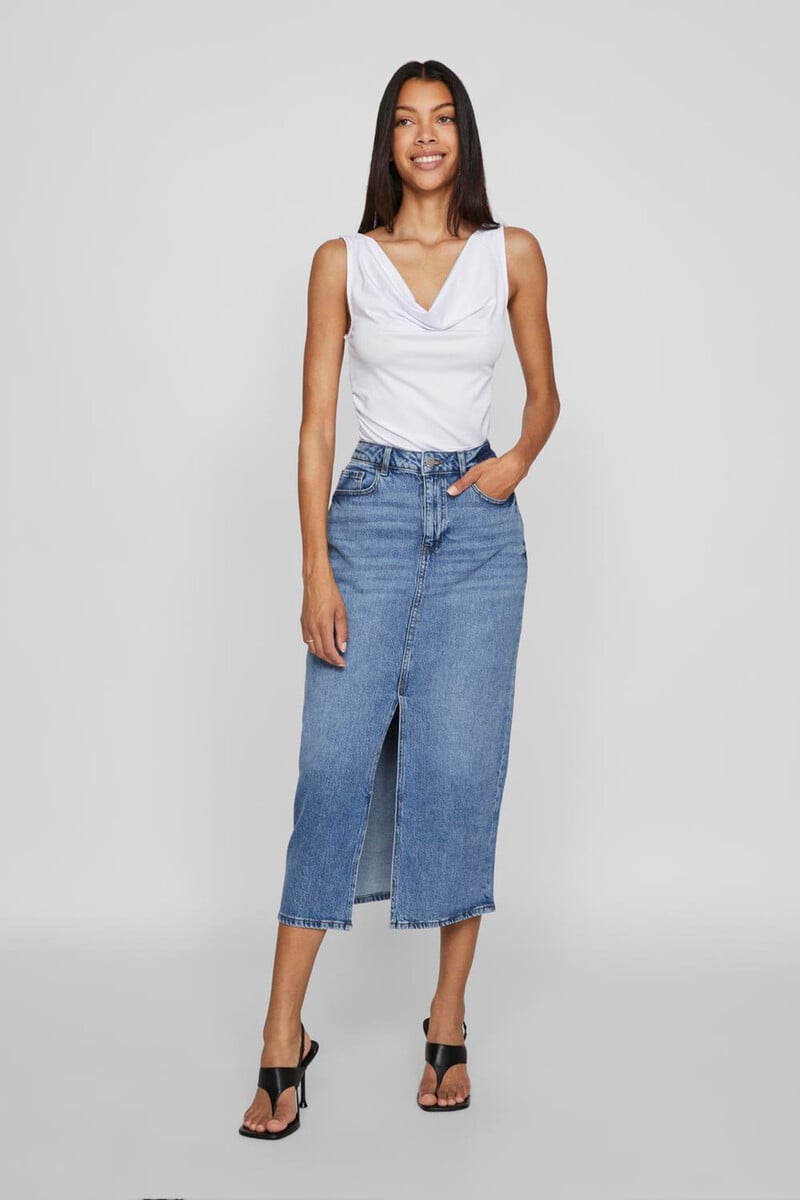 Cortefiel Falda vaquera midi