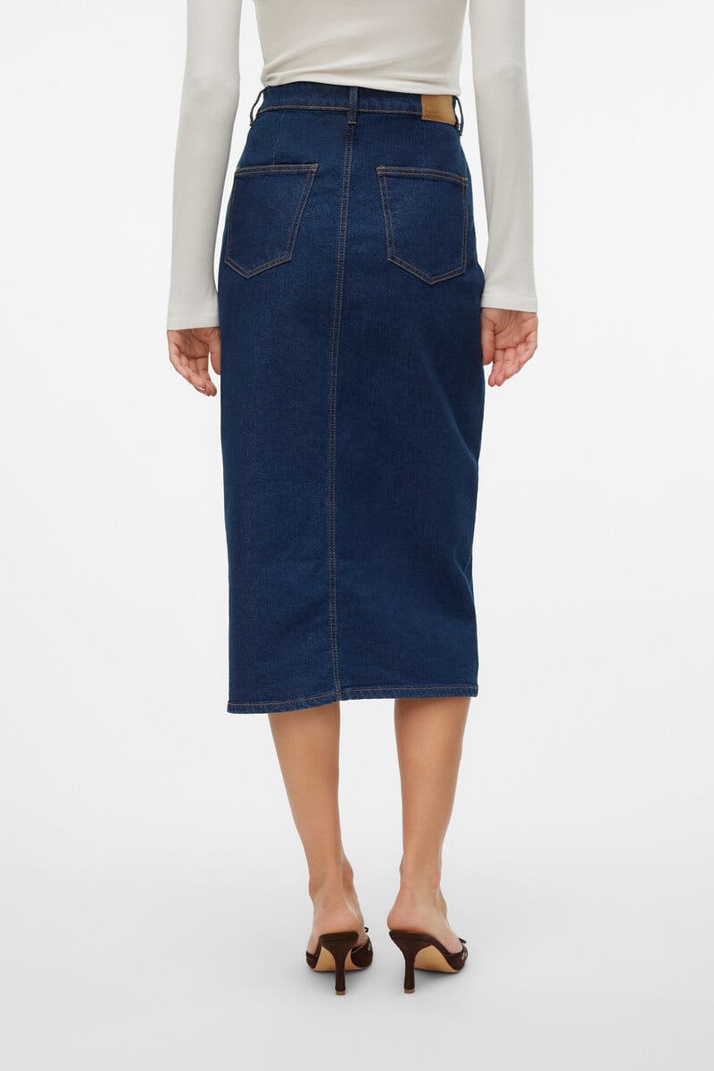 Cortefiel Falda Vaquera Midi