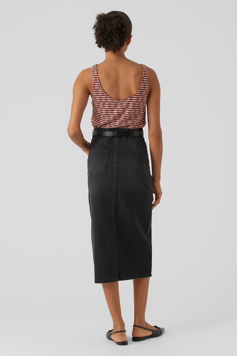 Cortefiel Falda Vaquera Midi