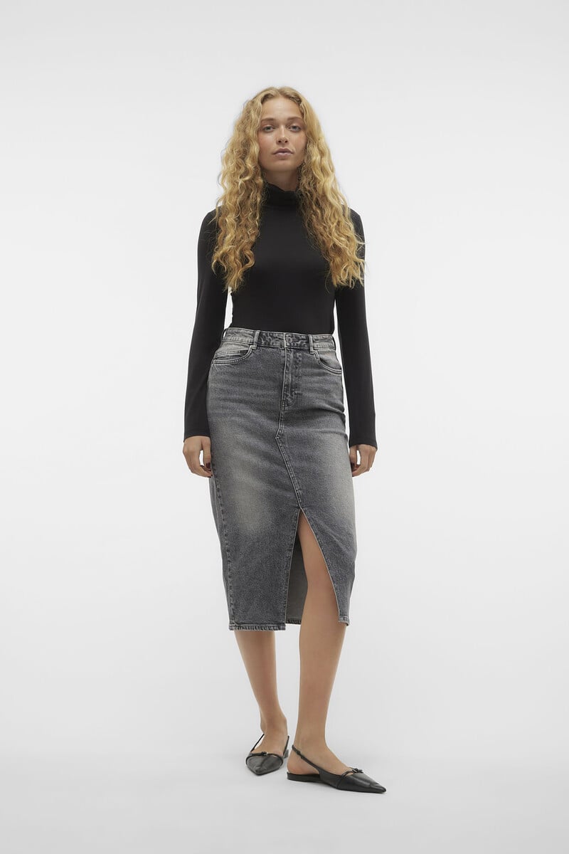 Cortefiel Falda Vaquera Midi