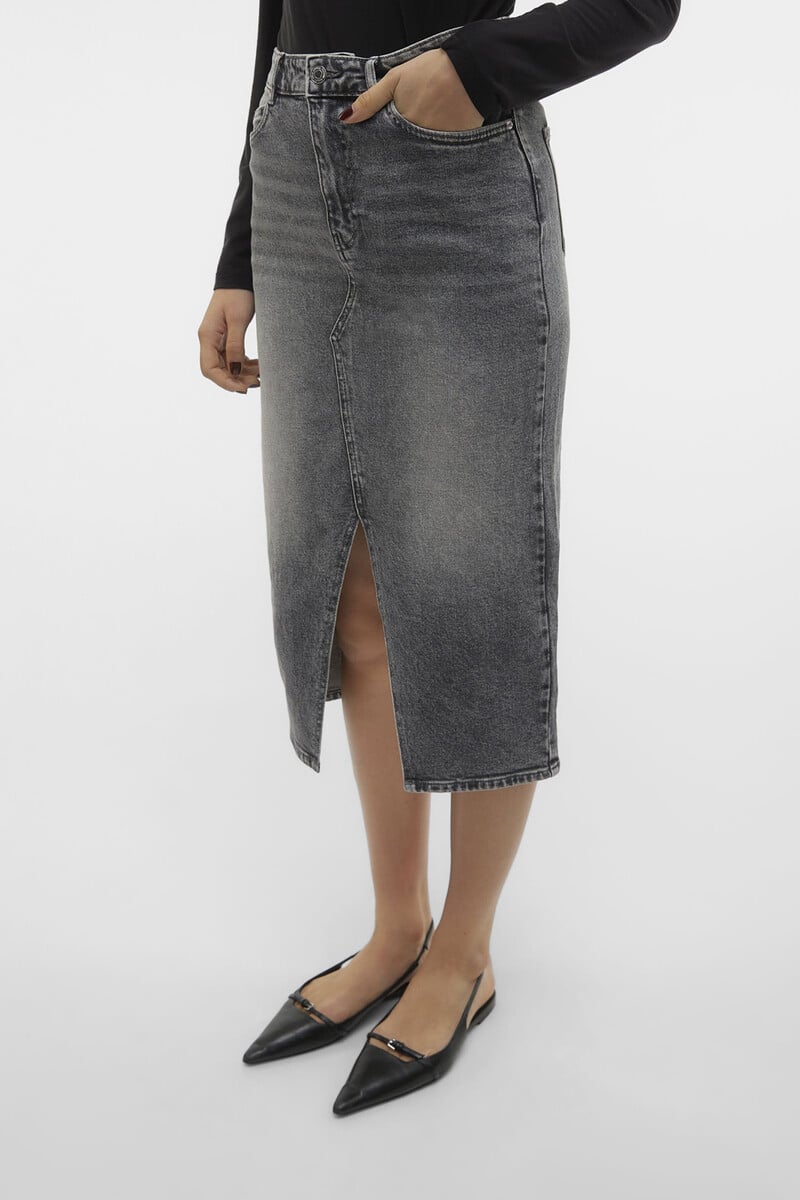 Cortefiel Falda Vaquera Midi