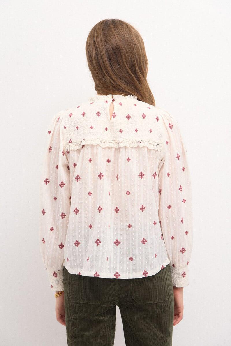 Cortefiel Felicia. Blusa Bordada