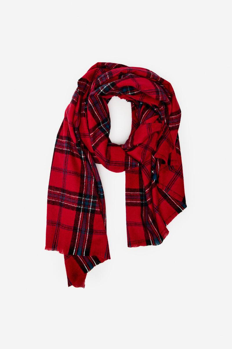 Cortefiel Fular De Tartan