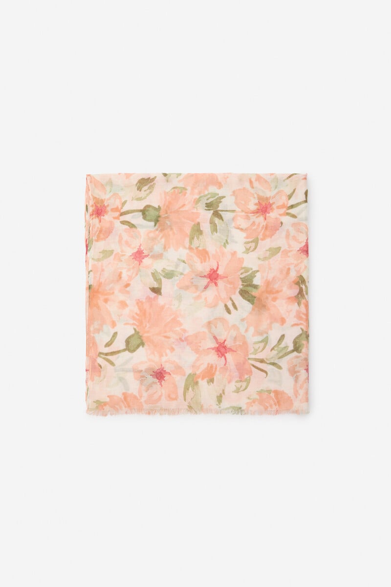 Cortefiel Fular floral multicolor