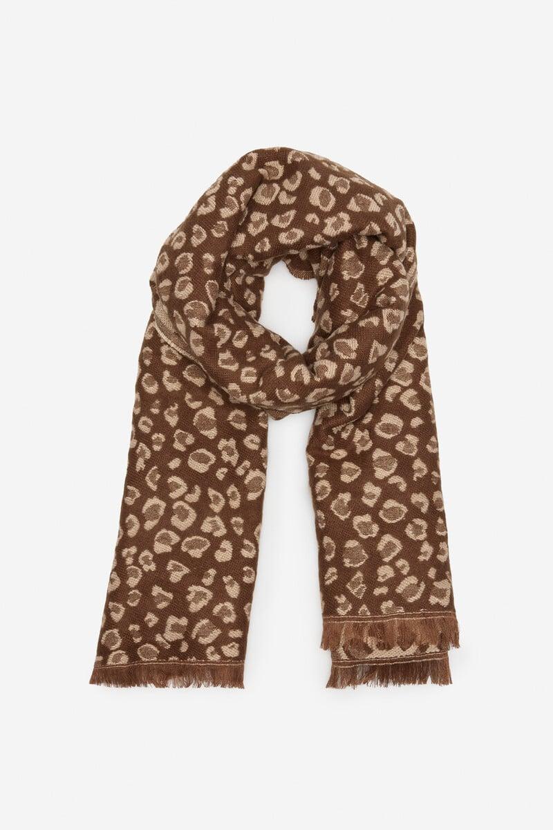 Cortefiel Fular Leopardo Flecos