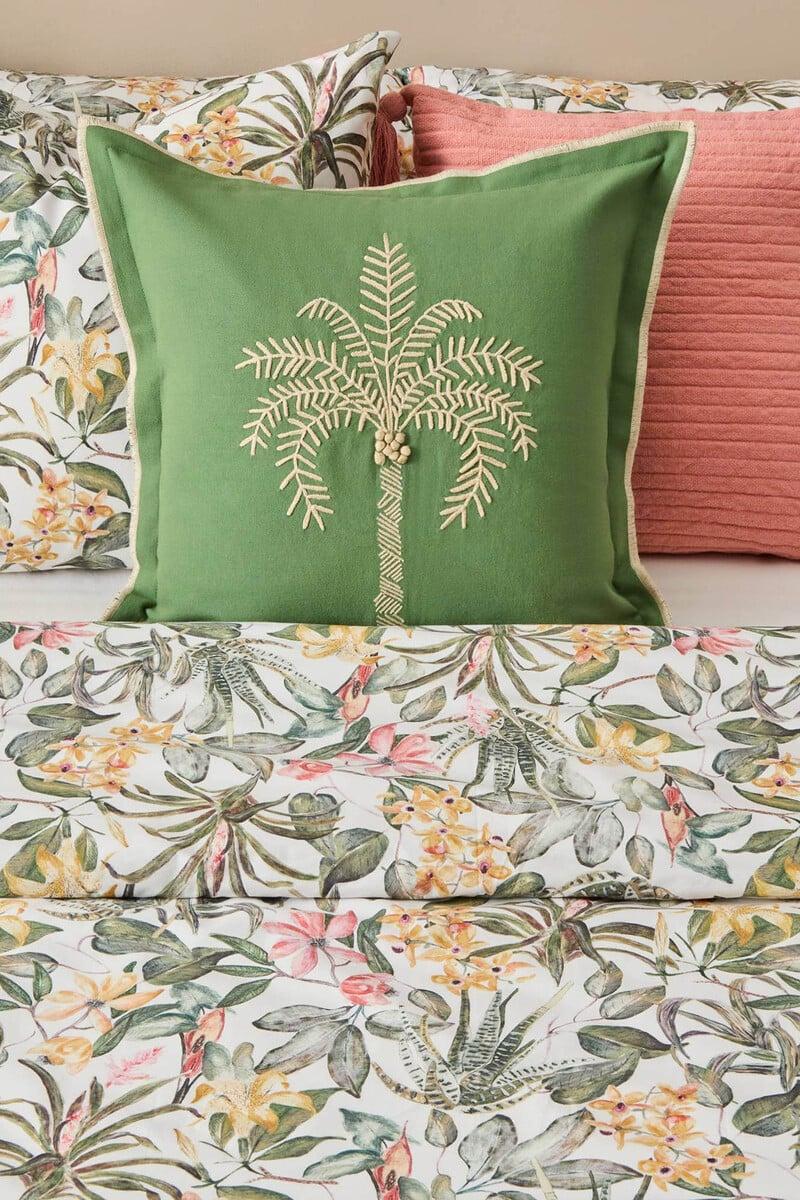 Cortefiel Funda Nórdica Algodón Flores