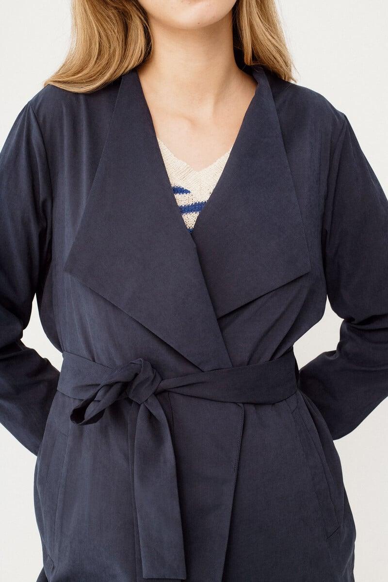 Cortefiel Gabardina Larga Anudada