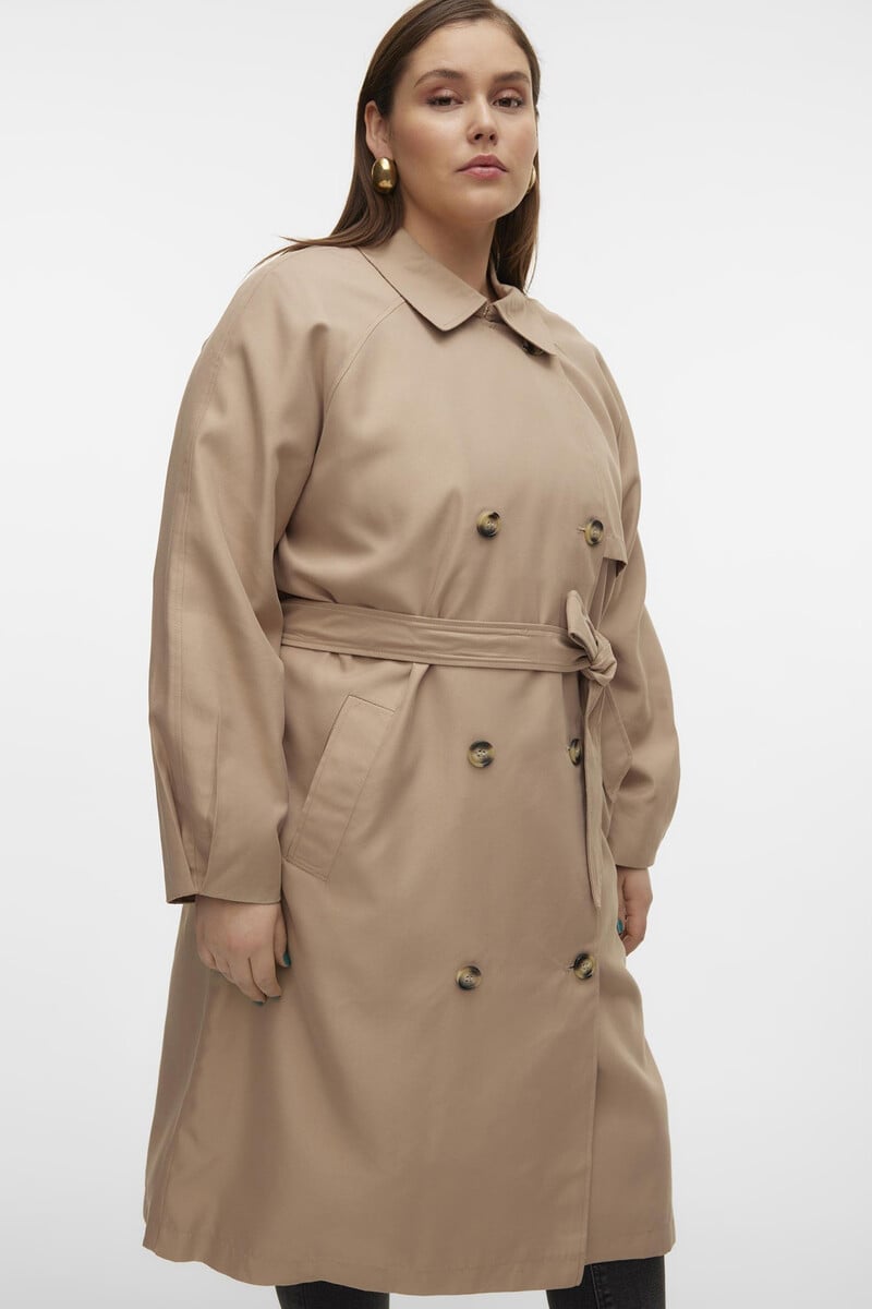 Cortefiel Gabardina larga talla grande