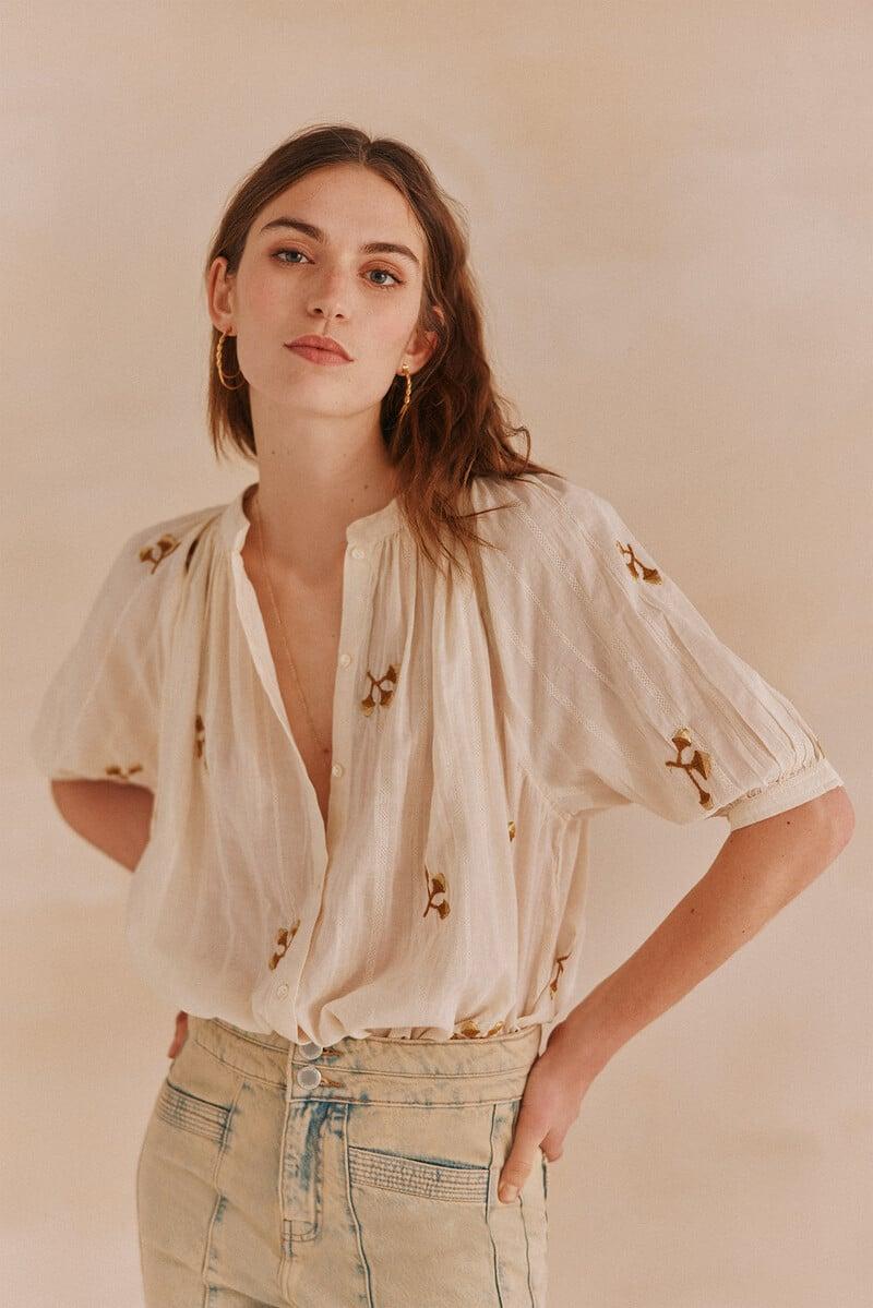 Cortefiel Gadea. Blusa Bordada