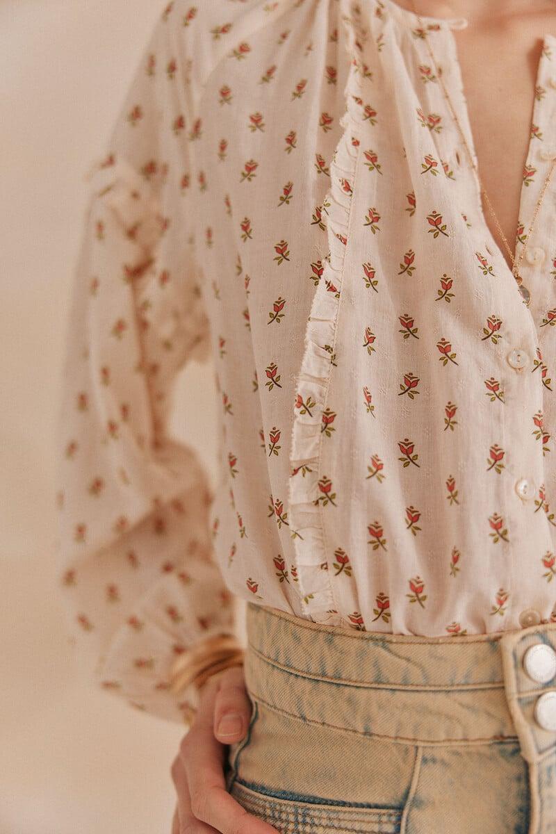 Cortefiel Gemma. Blusa Estampada