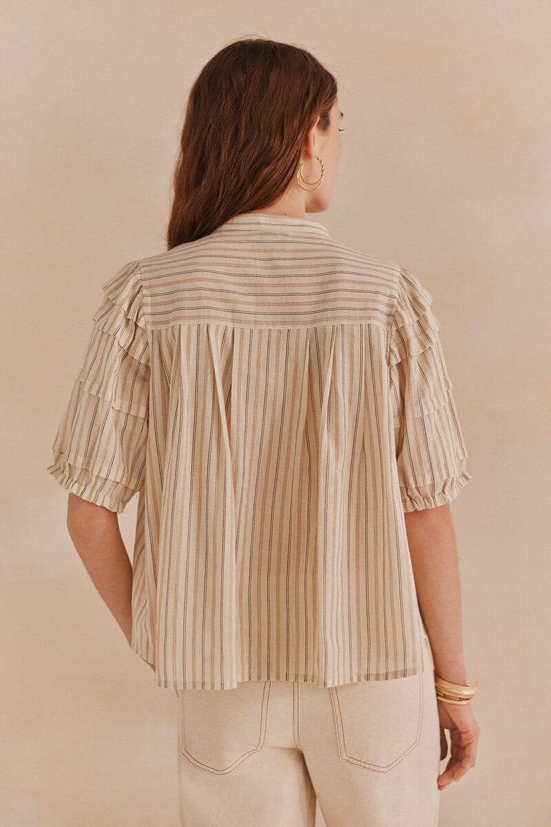 Cortefiel Georgina. Blusa Rayas