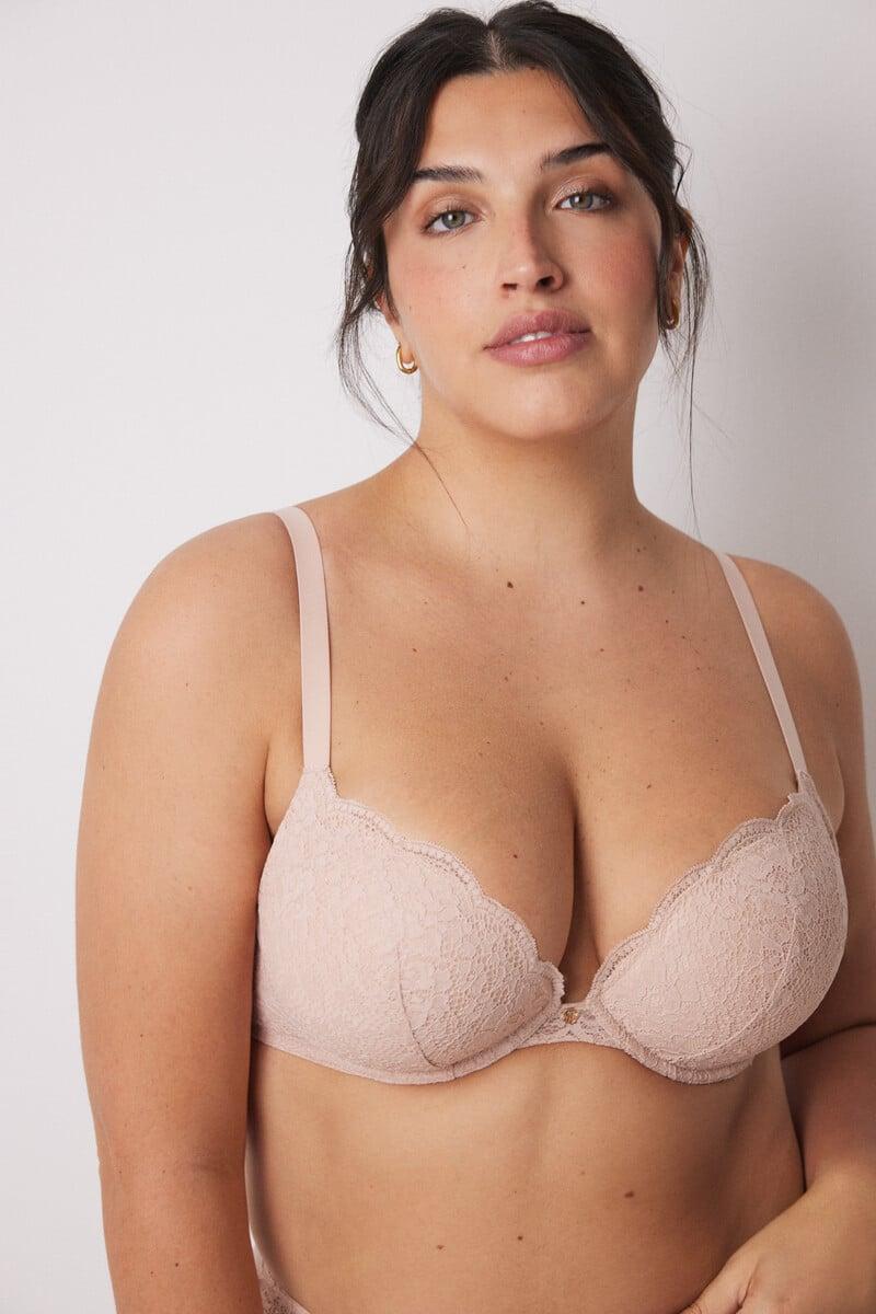 Cortefiel GORGEOUS Sujetador Efecto Push Up Rosa