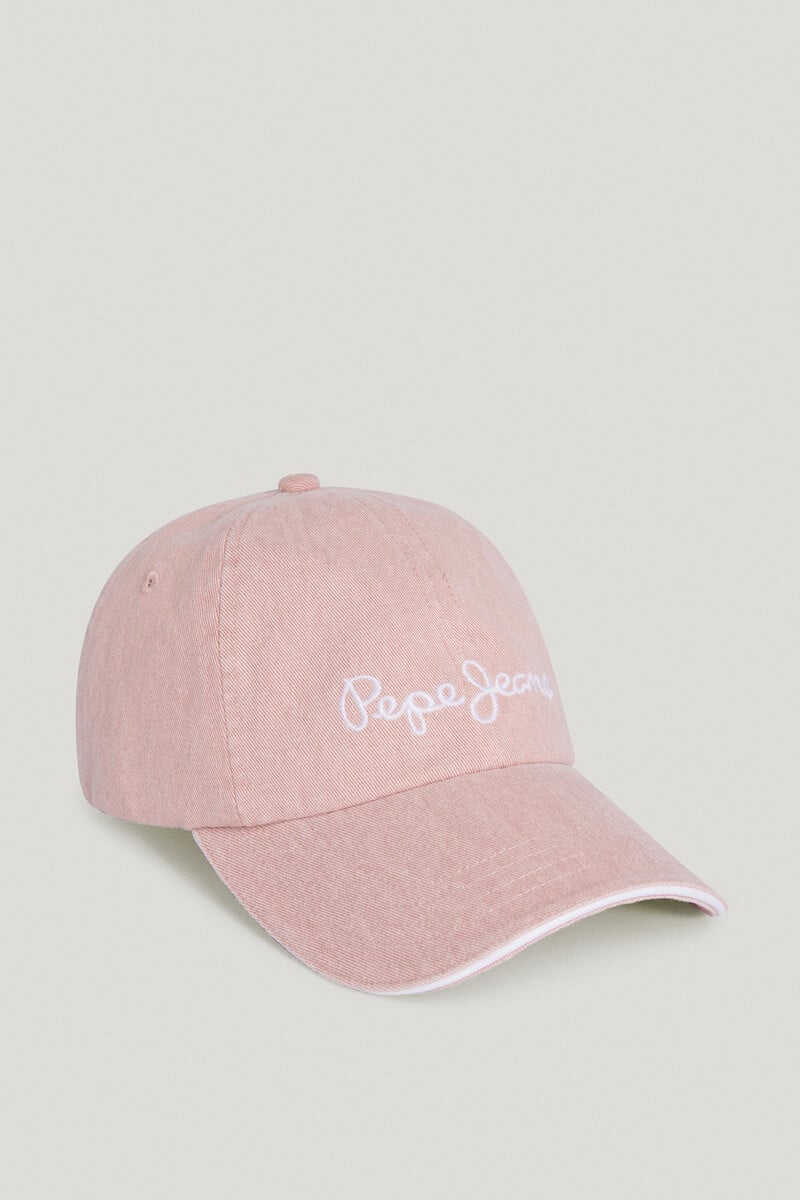 Cortefiel Gorra Denim Con Logo Bordado