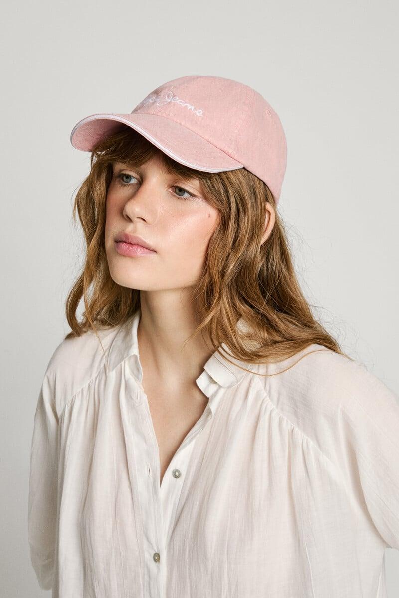 Cortefiel Gorra denim con logo bordado