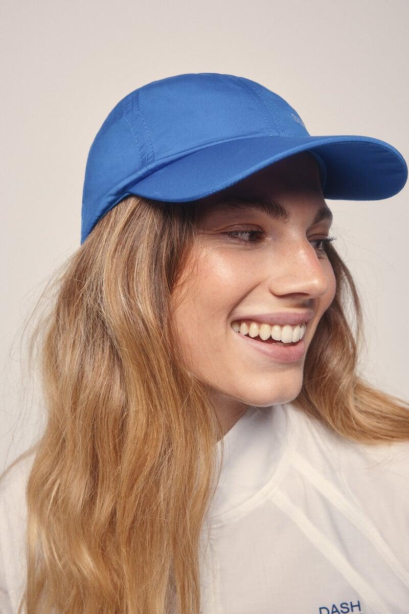 Cortefiel Gorra Logo Gel Azul