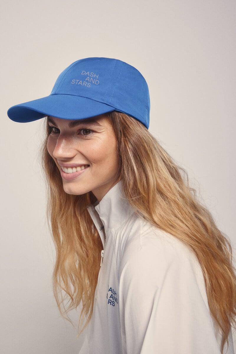 Cortefiel Gorra logo gel azul