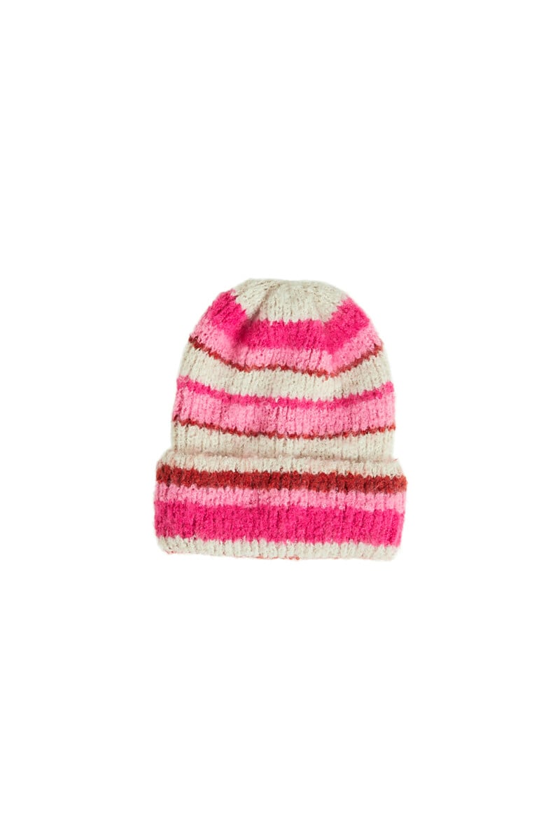 Cortefiel Gorro De Punto A Rayas