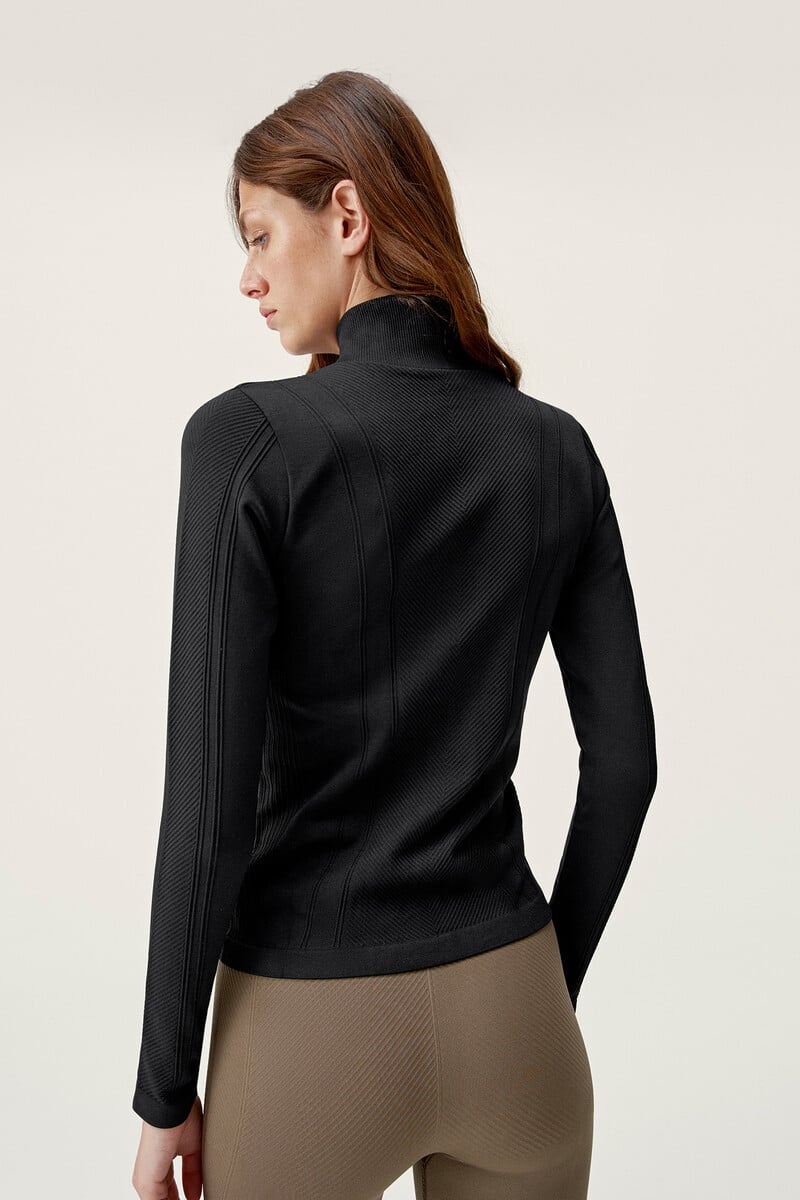 Cortefiel Jacket India Black