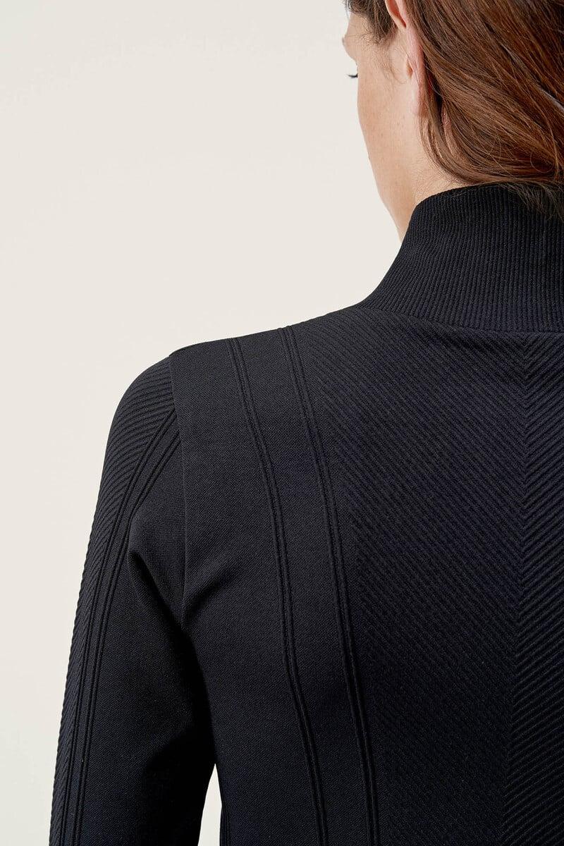 Cortefiel Jacket India Black