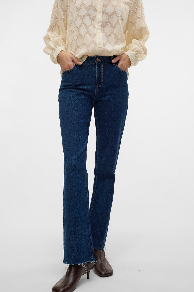 Cortefiel Jeans Acampanado Tiro Medio