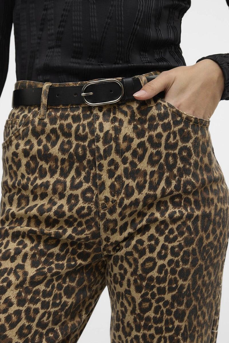 Cortefiel Jeans Animal Print