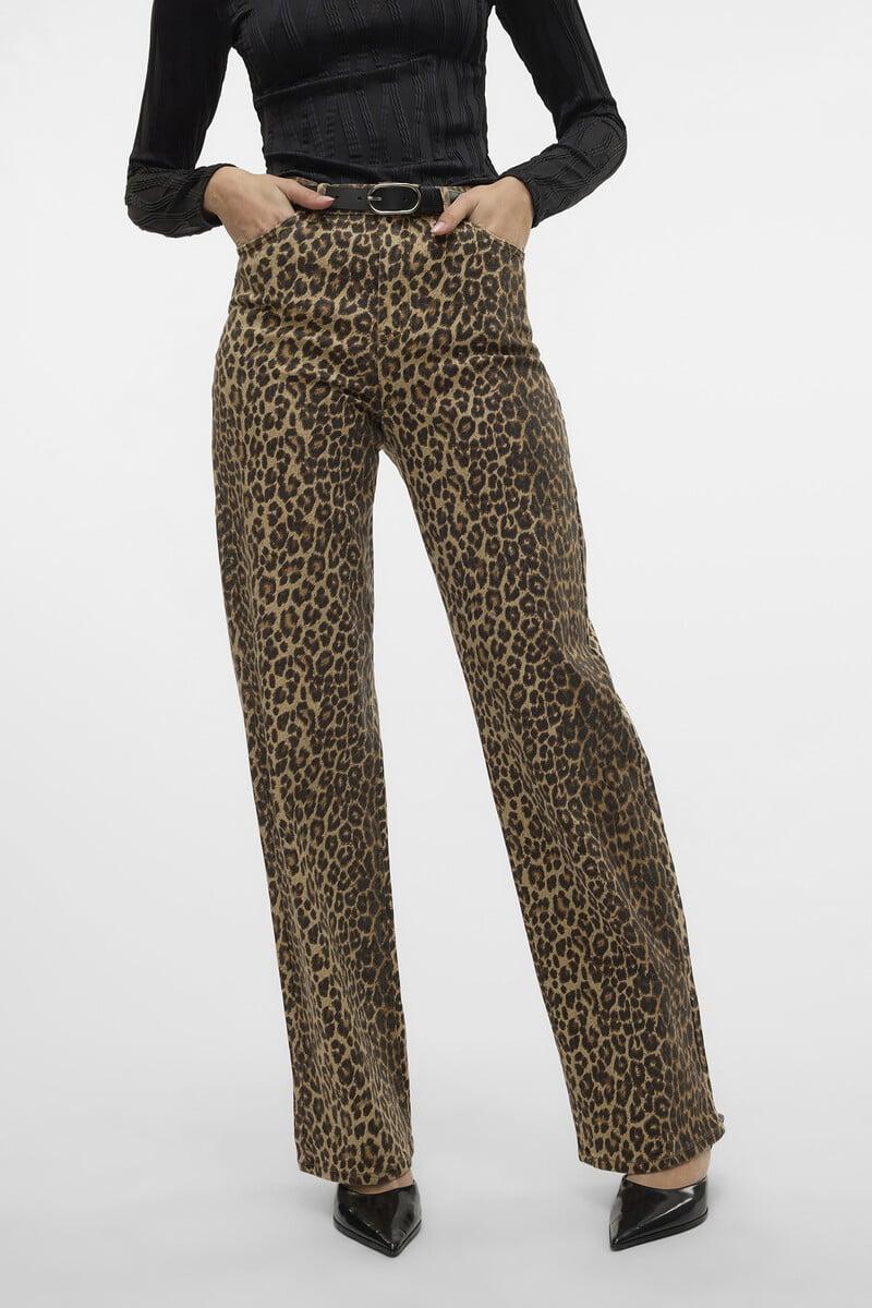 Cortefiel Jeans Animal Print
