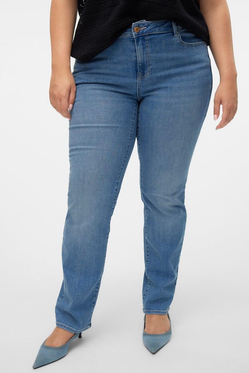 Cortefiel Jeans De Corte Recto Talla Grande