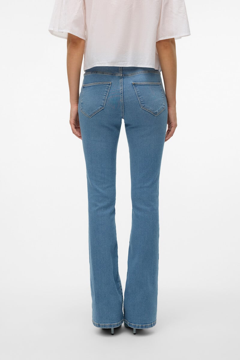 Cortefiel Jeans Flared Con Bolsillos
