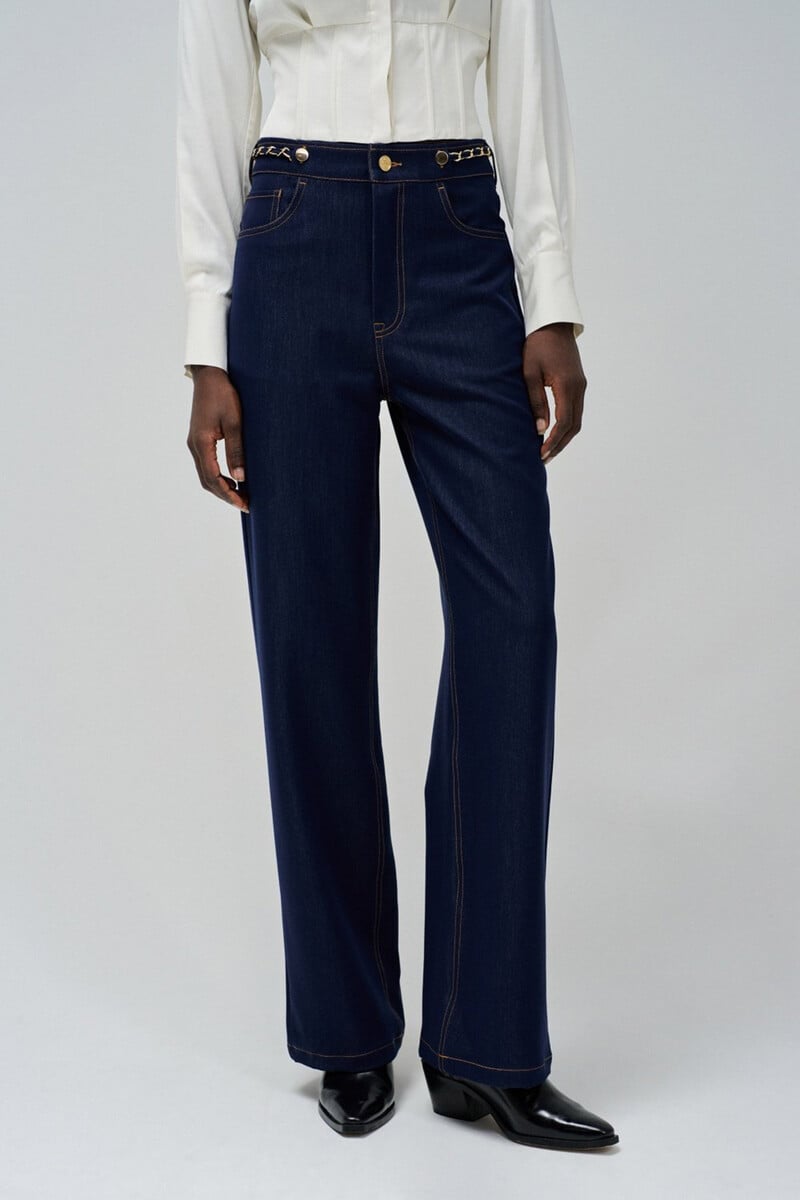 Cortefiel Jeans Ligero Con Cadena