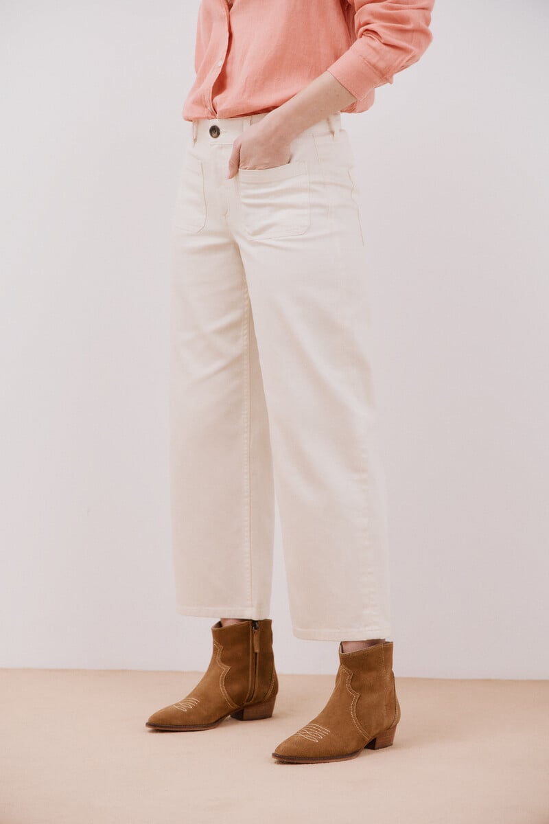 Cortefiel Jeans marine bolsillos tencel