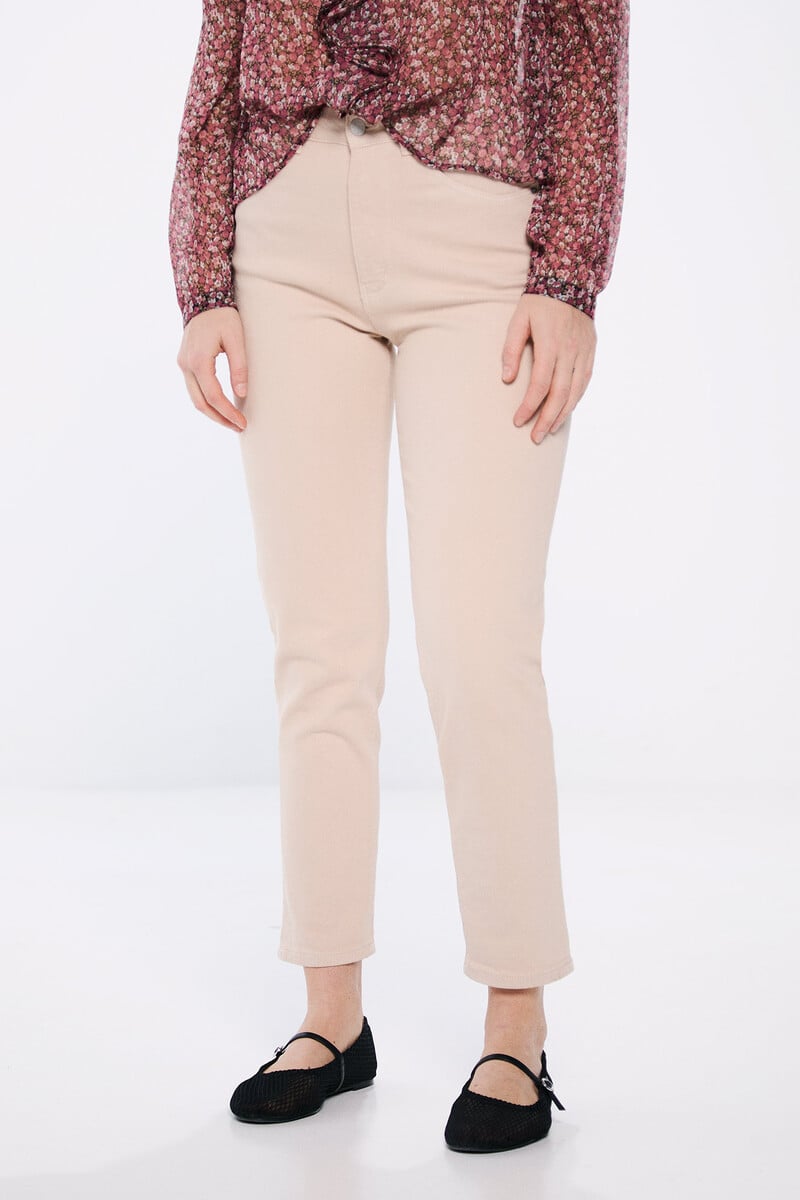 Cortefiel Jeans Mom Color