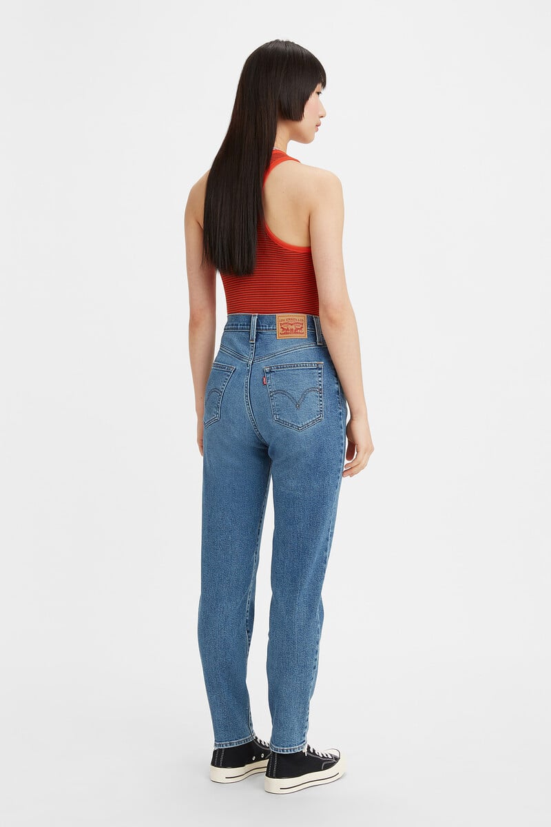Cortefiel Jeans Mom Tiro Alto