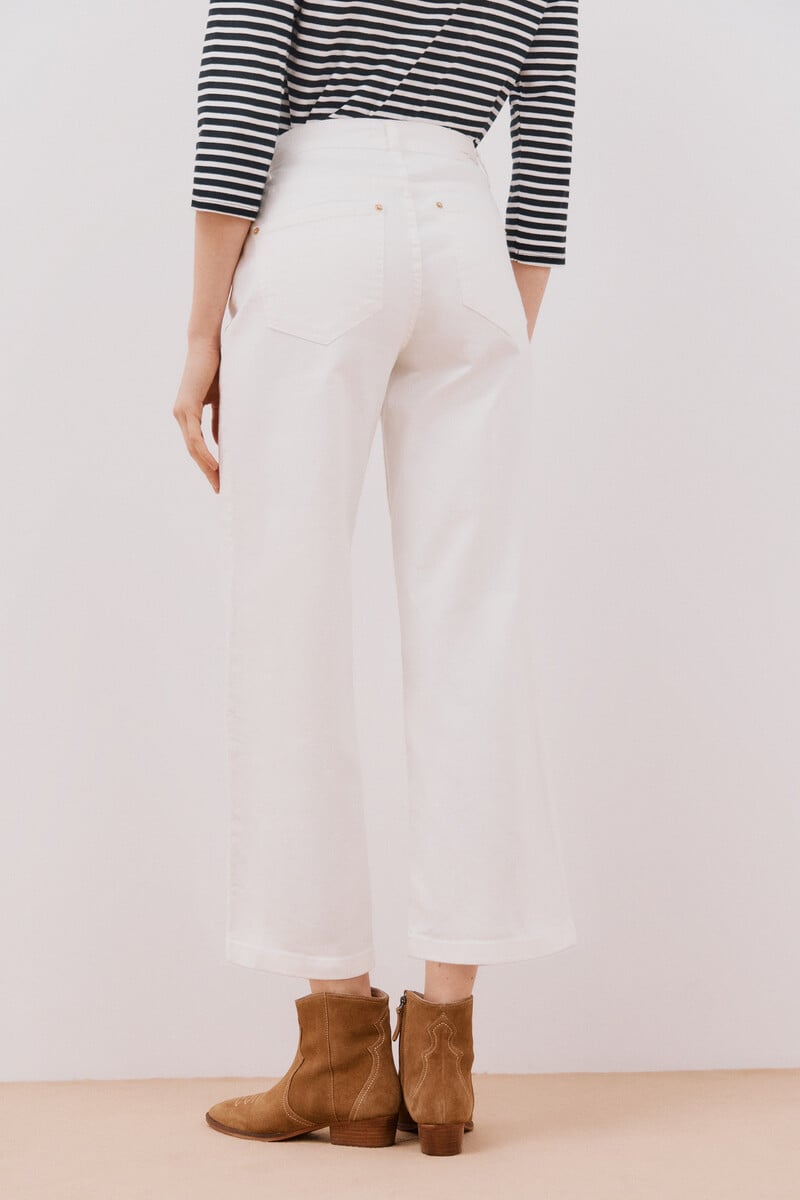 Cortefiel Jeans Palazzo Crop