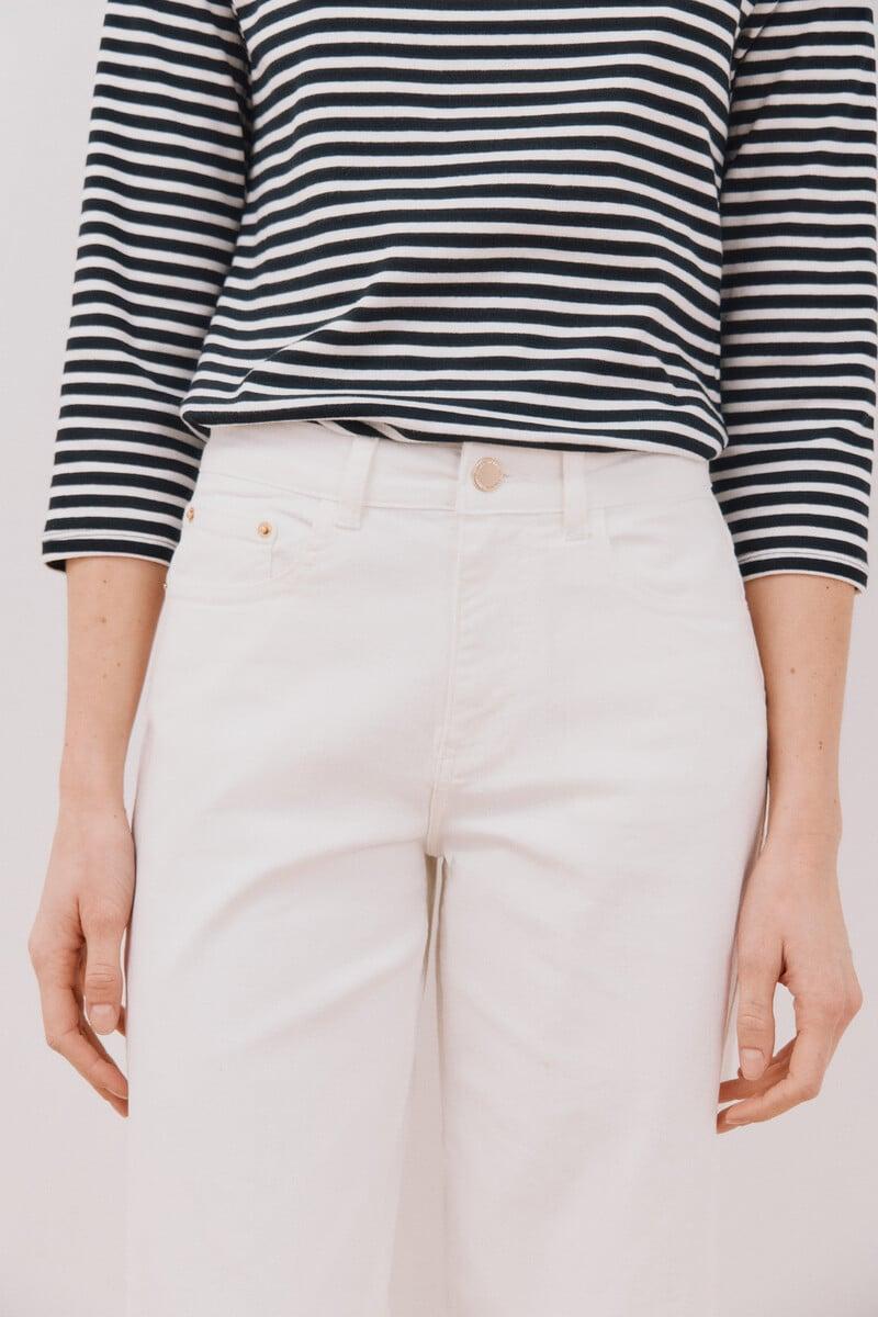 Cortefiel Jeans Palazzo Crop