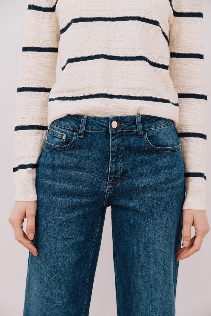 Cortefiel Jeans Palazzo Crop