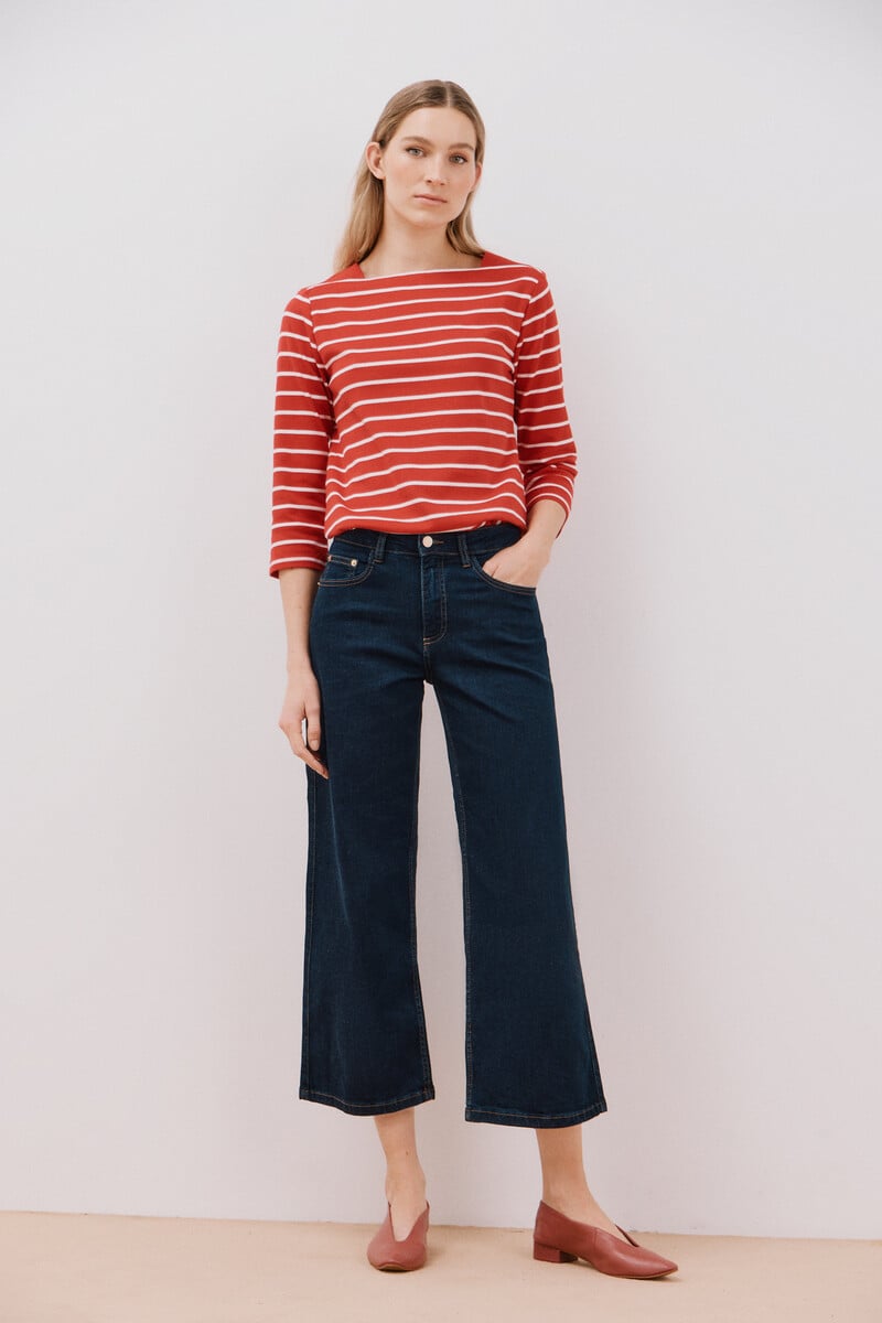 Cortefiel Jeans palazzo crop